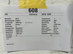 Jungheinrich EFG S30 | 3500mm | 3000kg | ISS