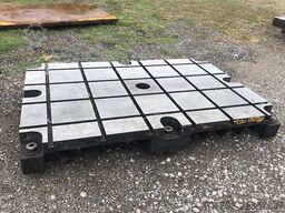Taques acier rainurée - Steel Plates 2210 x 1500 x 260 mm