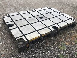 Taques acier rainurée - Steel Plates 2210 x 1500 x 260 mm