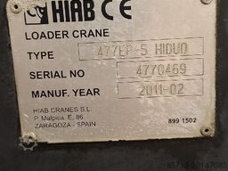 Hiab Occ Autolaadkraan Hiab 477-5 + radio