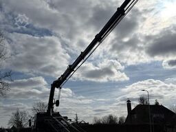 Scania R580 V8 8x4 !!TRIPLE HIAB 24 TM CRANE!!CONTAINE...