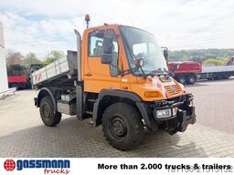 Unimog U 300 4x4, Kipper, Kommunalhydraulik, Zapfwelle