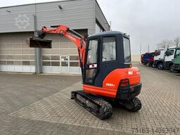 KUBOTA Minibagger KX 61 Minibagger 2245h, incl. Grabn+T
