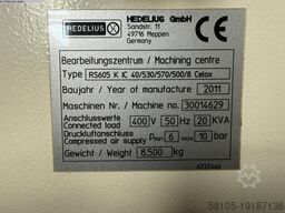 HEDELIUS RS605 K IC 40/530/570/500/8