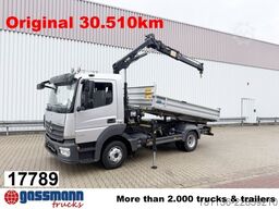 Mercedes-Benz Atego 1018 K 4x2, 2x AHK, Kran Hiab 055 DS-1 Duo