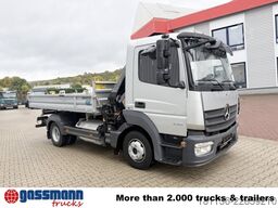 Mercedes-Benz Atego 1018 K 4x2, 2x AHK, Kran Hiab 055 DS-1 Duo