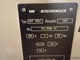 VDF Boehringer Fanuc 15 T VDF 250 C