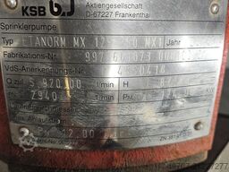 VALMET SISU 420DSJPL diesel pump 165 HP 358m3/h   KSB ETANORM Mx125-25