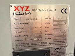 Used XYZ SMZ4000 CNC Bed Type Milling Machine