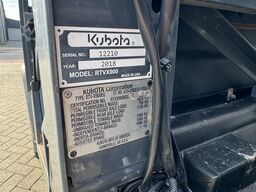 KUBOTA RTVX900 UTV Gator 4X4 Diesel hydraulische kipbak 2018 3550uur