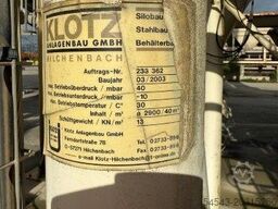 Klotz Anlagenbau Lagersilo 60 t