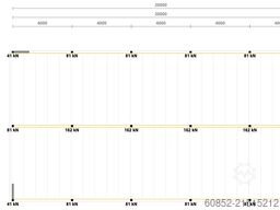 10x20m Lagerbühne , Belastung : 500kg/qm Unterkante: 3m ,ca. 200qm , Systembühne