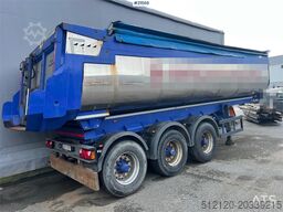 Langendorf 3 axle asphalt semi w/ Hydraulic canopy