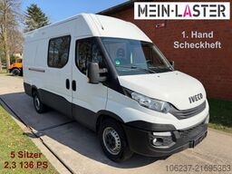 IVECO Daily 35C14 2.2 JTD hoch AHK 5 Sitzer Navi Sthzg