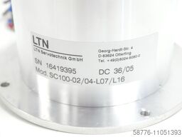  LTN Servotechnik SC100-02 / 04-L07 / L16 Schleifring SN:16419395