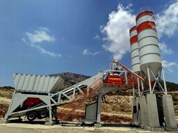 Polygonmach PMC60 60m3 hour self erecting mobile batching p...