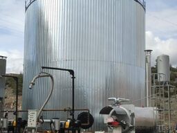 Polygonmach 1000 tons bitumen storage tanks