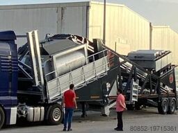 Polygonmach PMC-120   120m3 hour mobile concrete batching p...