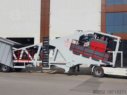 Polygonmach PMC 100m3/hour mobile concrete batching plant