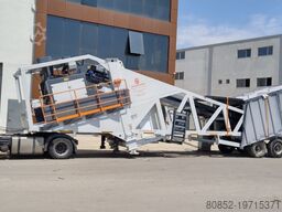 Polygonmach PMC 100m3/hour mobile concrete batching plant