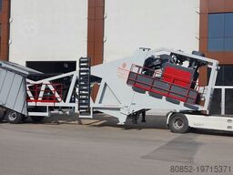 Polygonmach PMC 100m3/hour mobile concrete batching plant