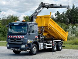 MERCEDES-BENZ ACTROS 2636* KIPPER 4,80 + KRAN/FUNK / 6x4