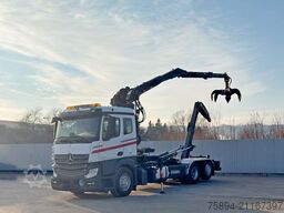 MERCEDES-BENZ ACTROS 2542 * ABROLLKIPPER * LOGLIFT 105 Z * TOP