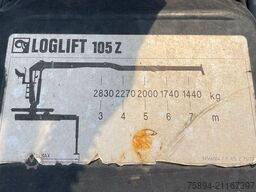 MERCEDES-BENZ ACTROS 2542 * ABROLLKIPPER * LOGLIFT 105 Z * TOP
