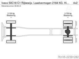 Iveco 50C18 C1 Rijbewijs. Laadvermogen 2184 KG. Hi-Ma...