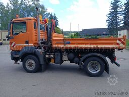 MAN TG-M 13.290 4x4 BL 2-Achs Allradkipper Kran Palf