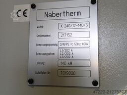 Nabertherm K240/12-140/S Schmelzen von Alumininium