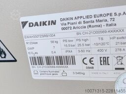 Daikin EWAH330TZSRB1005 x 3, EWAD370T-SSC2001