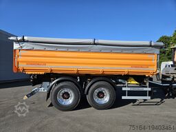 Schwarzmüller Tandem-Kippanhänger bündig, Plane