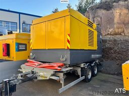 Atlas Copco Y35 Air Compressor on Humbaur chassis.
