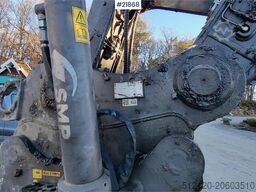 Volvo ECR235 EL excavator w/ digging bucket, sanding buc