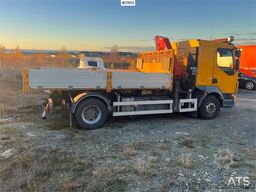 Volvo FL240 brøyterigget kranbil m/ HMF735 kran, grabb o