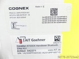  Cognex DMR-8700DX-B-E Barcodescanner 828-20478-001 SN IE231205045 -