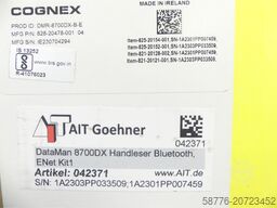  Cognex DMR-8700DX-B-E Kabelloser Barcodescanner SN: IE230704294 - !