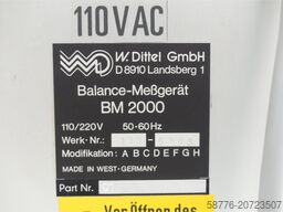 Dittel BM 2000 Balance - Meßgerät SN:239-5209