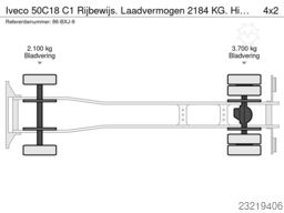 Iveco 50C18 C1 Rijbewijs. Laadvermogen 2184 KG. Hi-Ma...