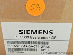 Siemens KTP600 Basic Color DP