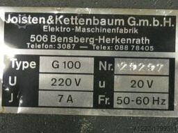 Joisten&Kettenbaum G 100