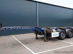 Krone 3 axle container chassis extendable trailer