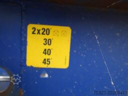 Krone 3 axle container chassis extendable trailer