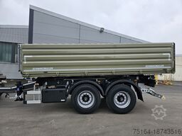 Schwarzmüller Tandem-Kippanhänger bündig, Plane