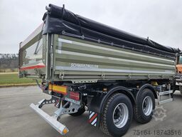 Schwarzmüller Tandem-Kippanhänger bündig, Plane