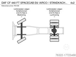 DAF CF 440 FT SPACECAB E6/ AIRCO / STANDKACHEL /