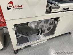 E Shrink Packaging LB-728 + LB-201 Angle Sealer with Shrink Tunnel