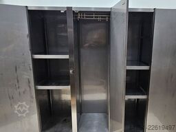 Gastro Edelstahlschrank 3-türig 1800 x 1500 x 670 mm