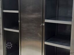 Gastro Edelstahlschrank 3-türig 1800 x 1500 x 670 mm